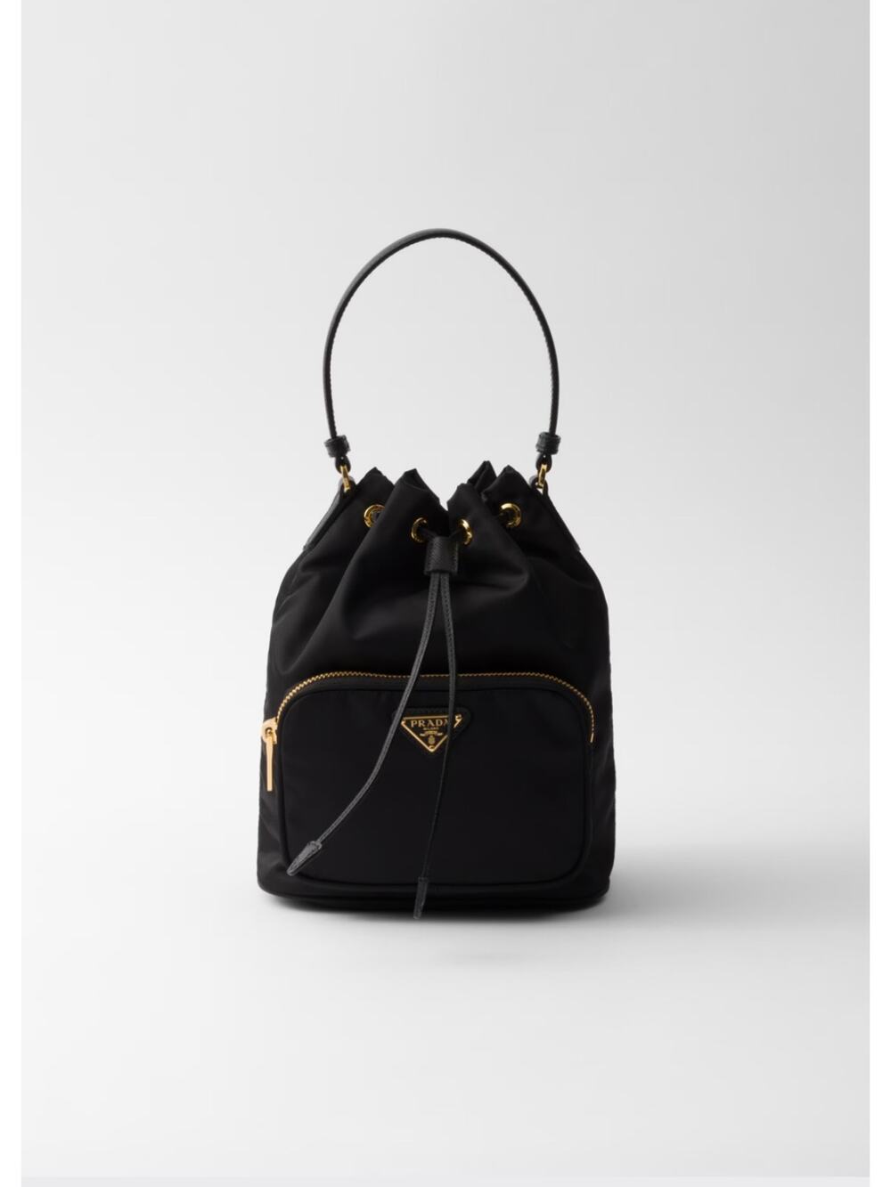 Prada Duet Re-Nylon Bucket Bag 100% Authentic